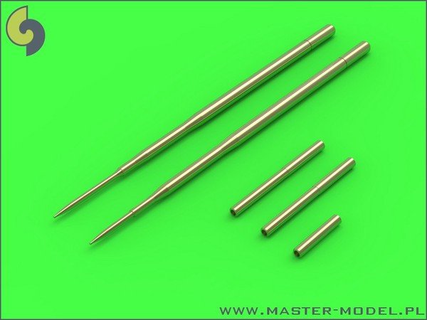 Master AM-48-091 MiG-17PF (Fresco D) - 23mm gun barrels set &amp;amp; Pitot Tubes 1/48