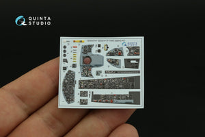 Quinta Studio QDS-32141 F-104G 3D-Printed &amp;amp; coloured Interior on decal paper (Italeri) (small version) 1/32 – zdjęcie 4