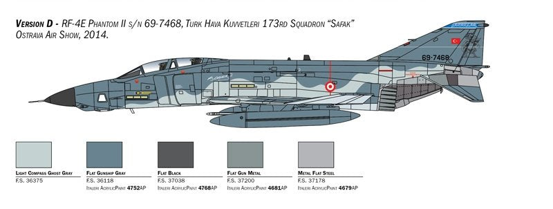 Italeri 2818 RF-4E Phantom II 1/48 – zdjęcie 7