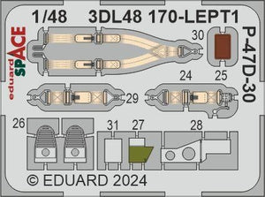 Eduard 3DL48170 P-47D-30 SPACE MINIART 1/48 – zdjęcie 3