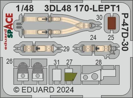 Eduard 3DL48170 P-47D-30 SPACE MINIART 1/48 – zdjęcie 3