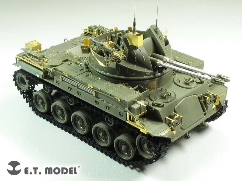 E.T. Model E35-198 US Army M42A1 Self-Propelled Anti-Aircraft gun late type (For AFV CLUB Kit) 1/35 – zdjęcie 2