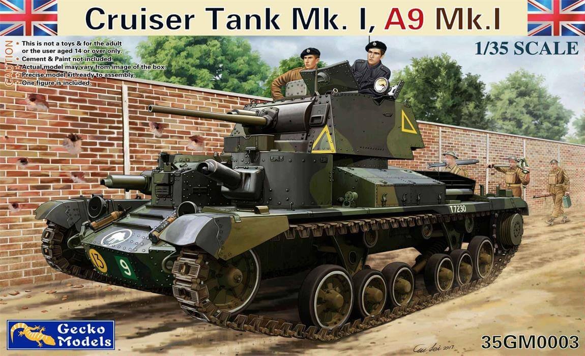 Gecko Models 35GM0003 Cruiser Tank Mk.I, A9 Mk.IA 1/35
