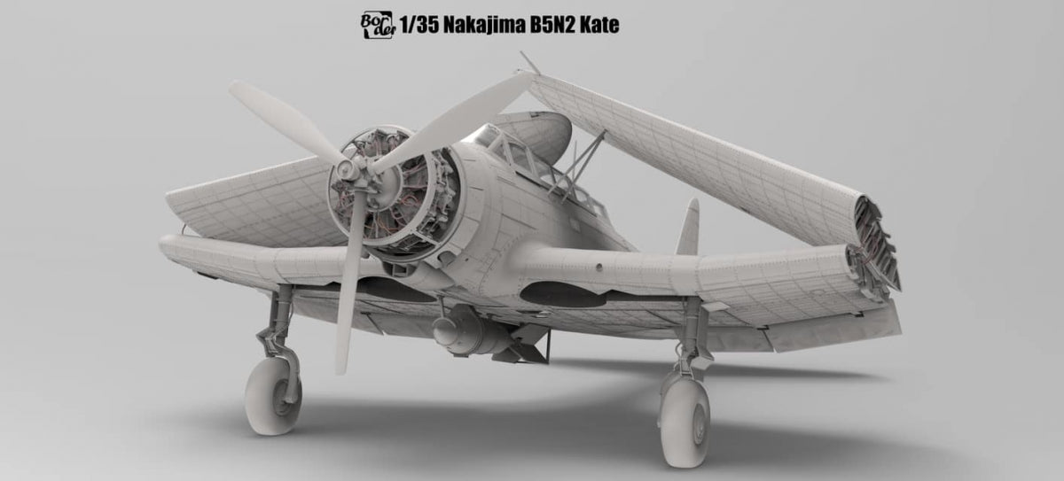 Border Model BF-005 Nakajima B5N2 Type 97 Carrier Attack Bomber &amp;quot;Kate&amp;quot; w/ Full interior 1/35 – zdjęcie 8