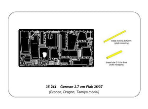 Aber 35244 German 3,7 cm Flak 36/37 1/35 – zdjęcie 4