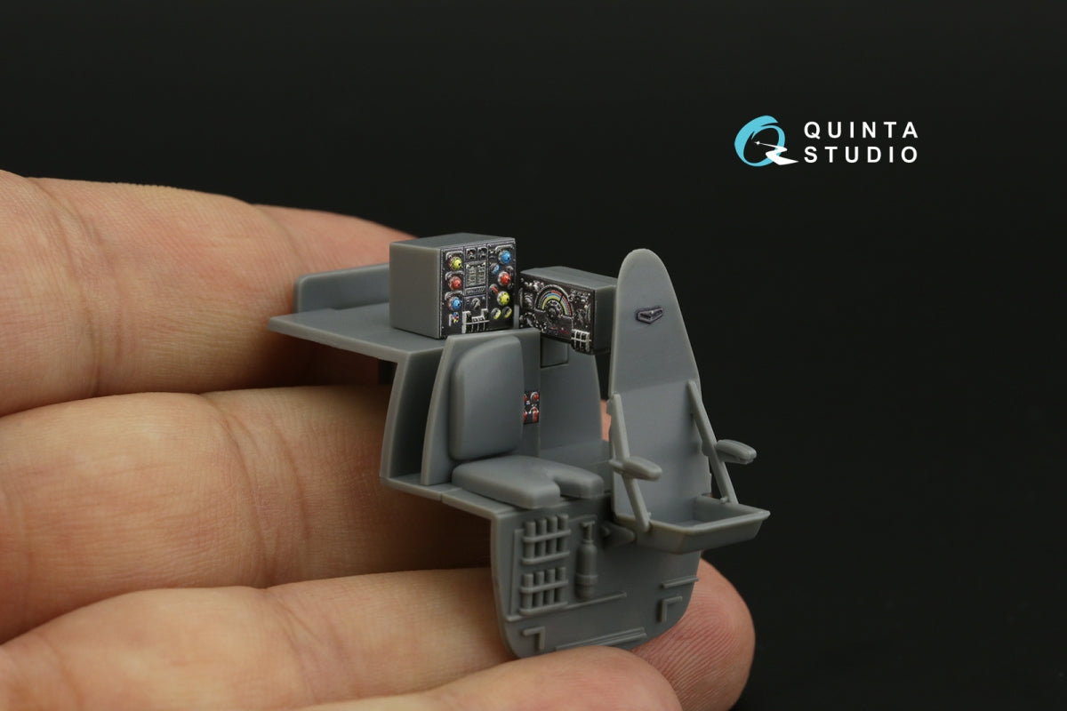 Quinta Studio QDS-48424 Mosquito FB Mk.VI/NF Mk.II 3D-Printed coloured Interior on decal paper (Tamiya) (Small version) 1/48 – zdjęcie 7