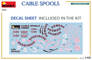 MiniArt 49008 CABLE SPOOLS 1/48 – zdjęcie 2