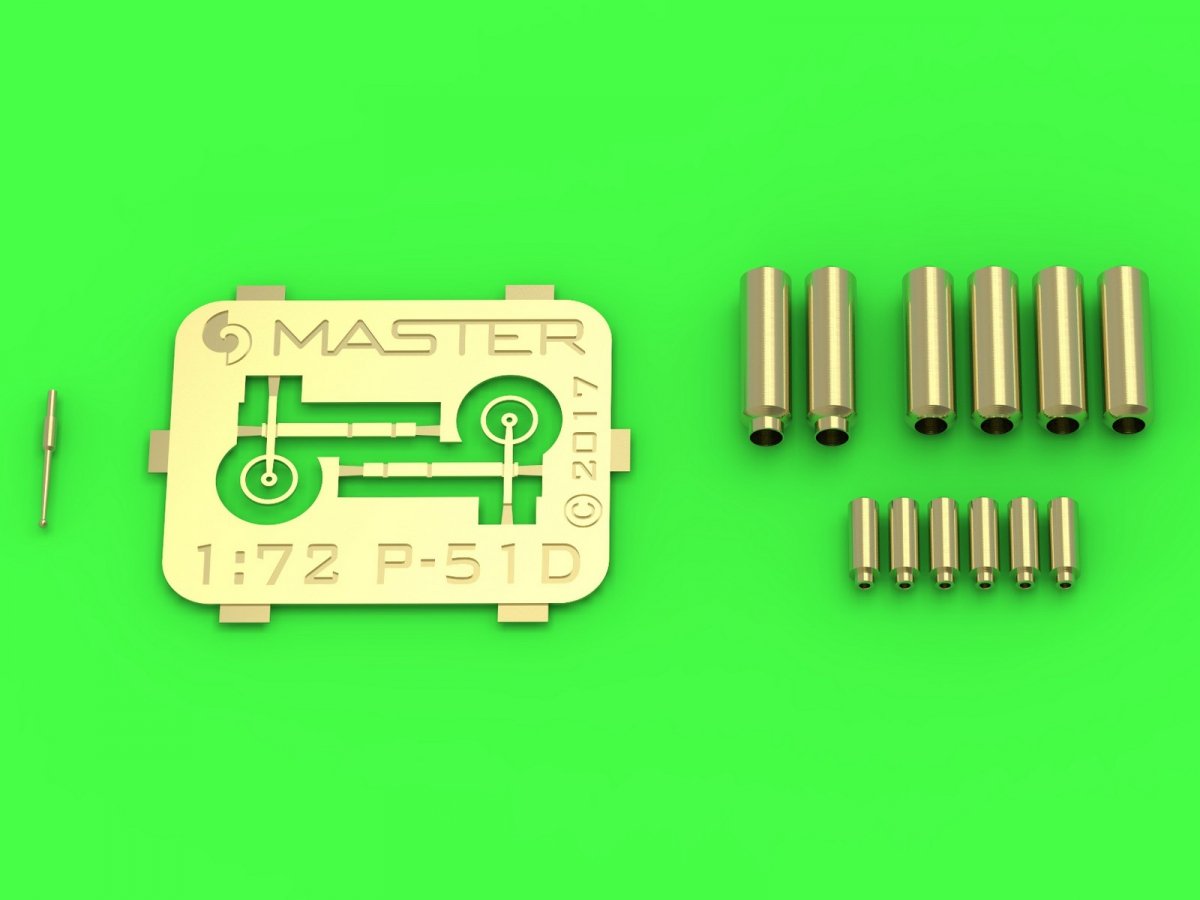 Master AM-72-126 P-51D Mustang Armament & Gunsight Detail Set 1/72