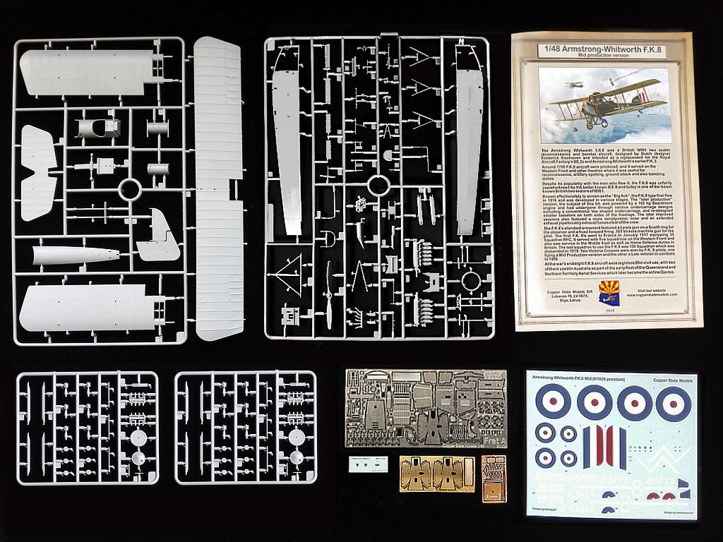Cooper State Models K1030P Premium Armstrong-Whitworth FK8 Mid-version 1/48