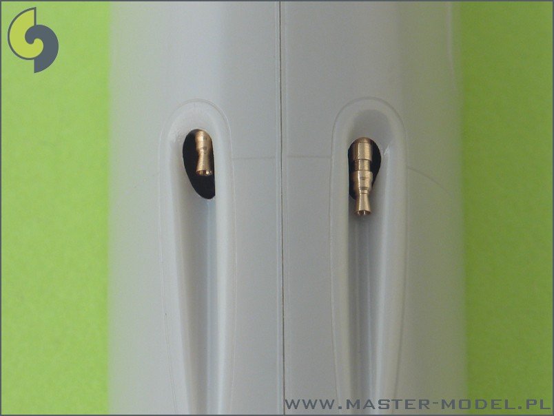 Master AM-48-010 Bf 109 F, G1 - G4 armament set (MG 17 tips) &amp;amp; Pitot Tube 1/48 – zdjęcie 3