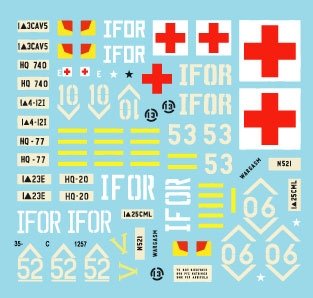 Star Decals 35-C1257 US M113 in IFOR service in Bosnia 1996-97 1/35 – image 2