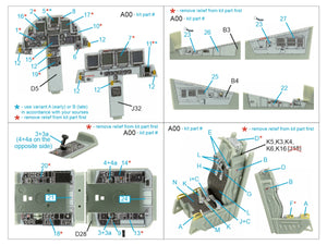 Quinta Studio QD48426 F-15E 3D-Printed coloured Interior on decal paper (Academy) 1/48 – zdjęcie 2