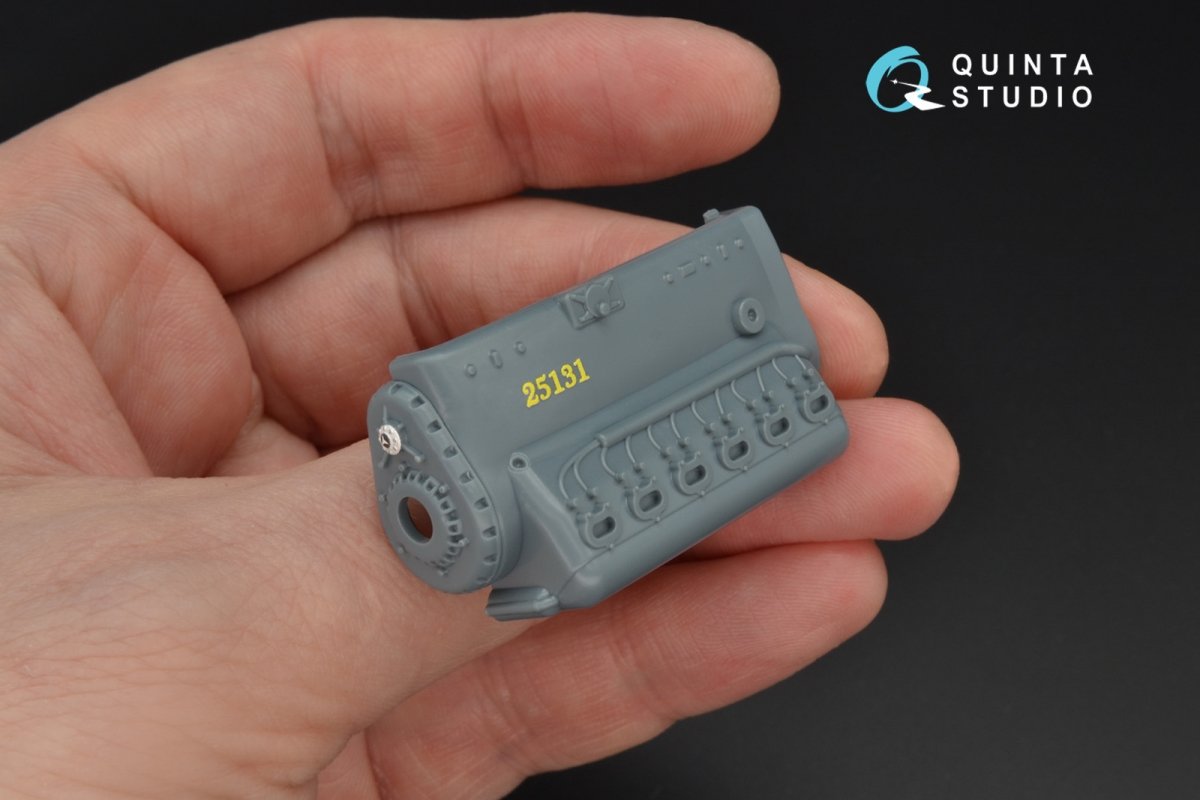 Quinta Studio QD32048 Bf 109E-3 3D-Printed &amp;amp; colored Interior on decal paper (for Eduard kit) 1/32 – image 12