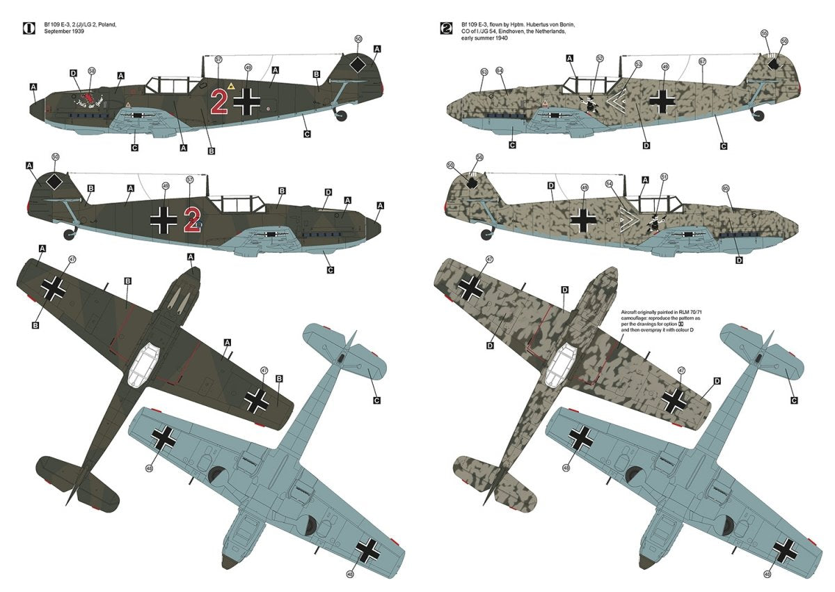 Hobby 2000 32004 Messerschmitt Bf 109 E-3 ( DRAGON + CARTOGRAF ) 1/32 – zdjęcie 3