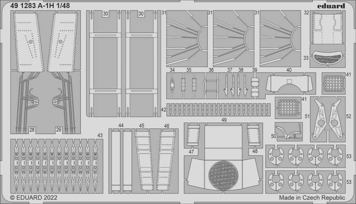 Eduard BIG49344 A-1H TAMIYA 1/48 – zdjęcie 4