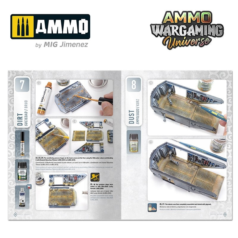 Ammo of Mig 6927 AMMO WARGAMING UNIVERSE Book 08 - Aircraft and Spaceship Weathering (English, Castellano, Polski) – zdjęcie 4