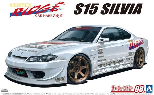 Aoshima 05838 Vertex Ridge S15 Silvia &amp;#39;99 1/24