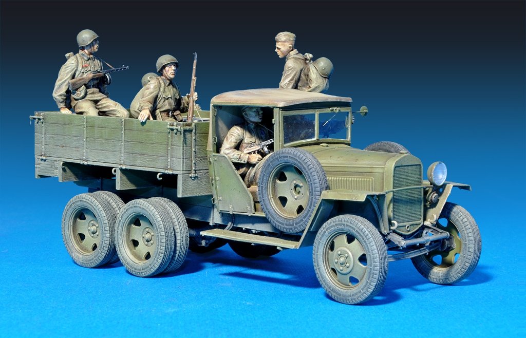 MiniArt 35173 GAZ-AAA Mod. 1941. SOVIET CARGO TRUCK 1/35 – zdjęcie 6