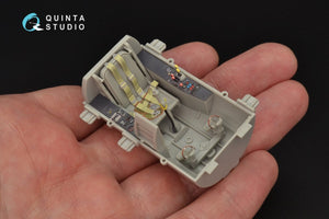 Intérieur imprimé en 3D et coloré sur papier décalcomanie Quinta Studio QD32059 Me-262A (pour maquette Trumpeter) 1/32 – image 4