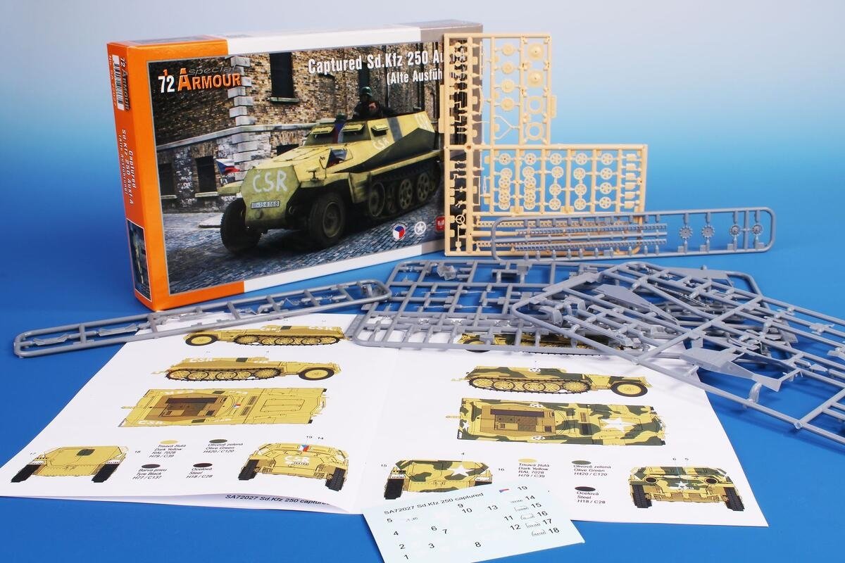 Special Armor 72027 Captured Sd.Kfz 250 Ausf.A (Alte Ausführung) 1/72 – image 3