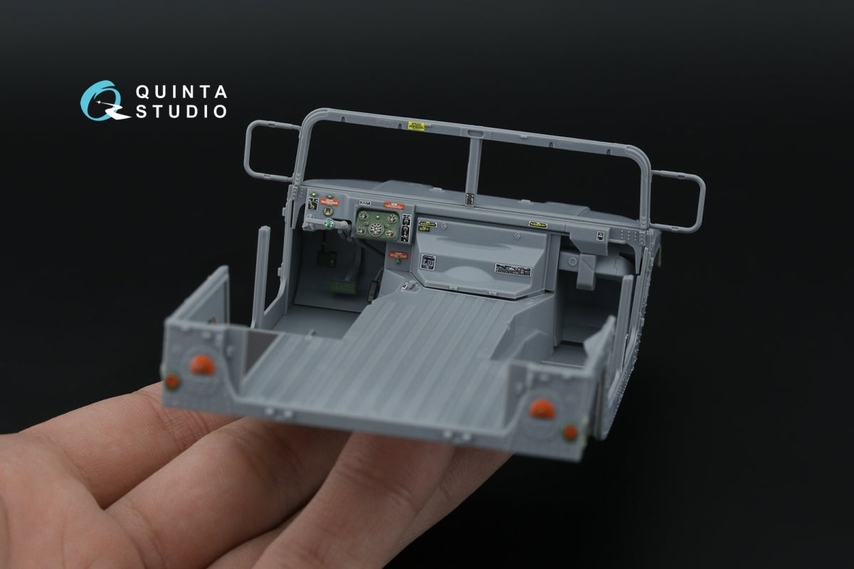 Quinta Studio QD35154 Humvee family 3D-Printed &amp;amp; coloured Interior on decal paper (ICM) 1/35 – zdjęcie 4