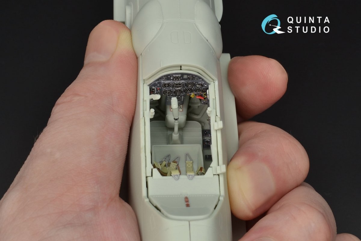 Quinta Studio QD32029 Bf 109G-6 3D-Printed &amp;amp; colored Interior on decal paper (for Revell kit) 1/32 – image 10