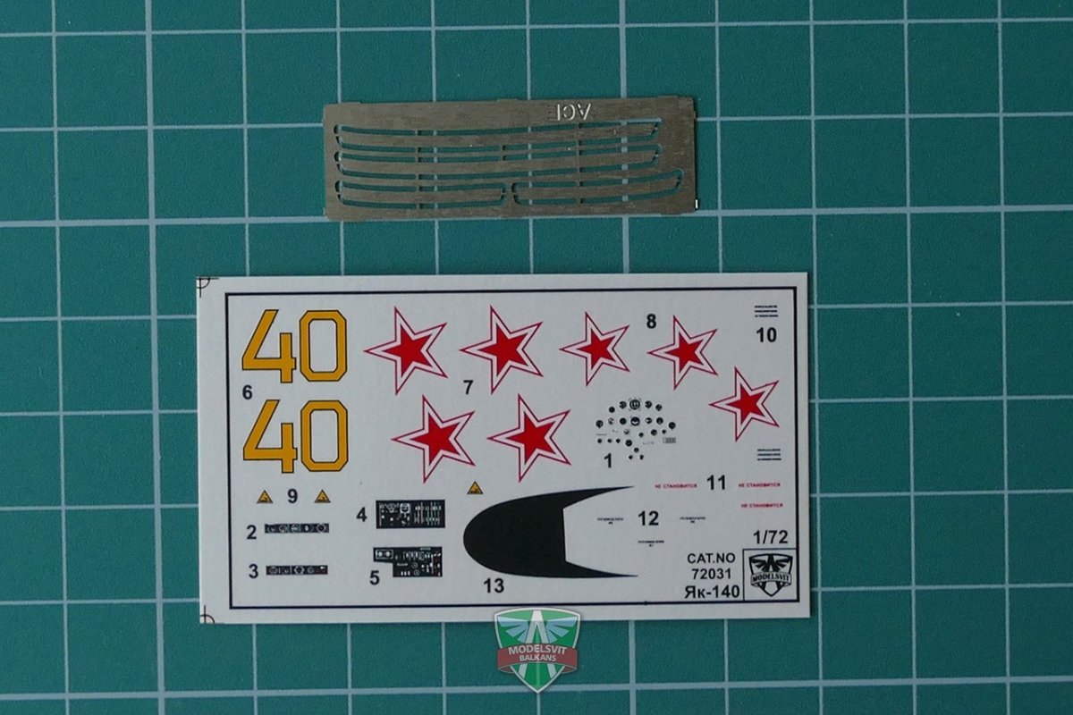 Modelsvit 72031 Yak-140 Prototype 1/72 – zdjęcie 3