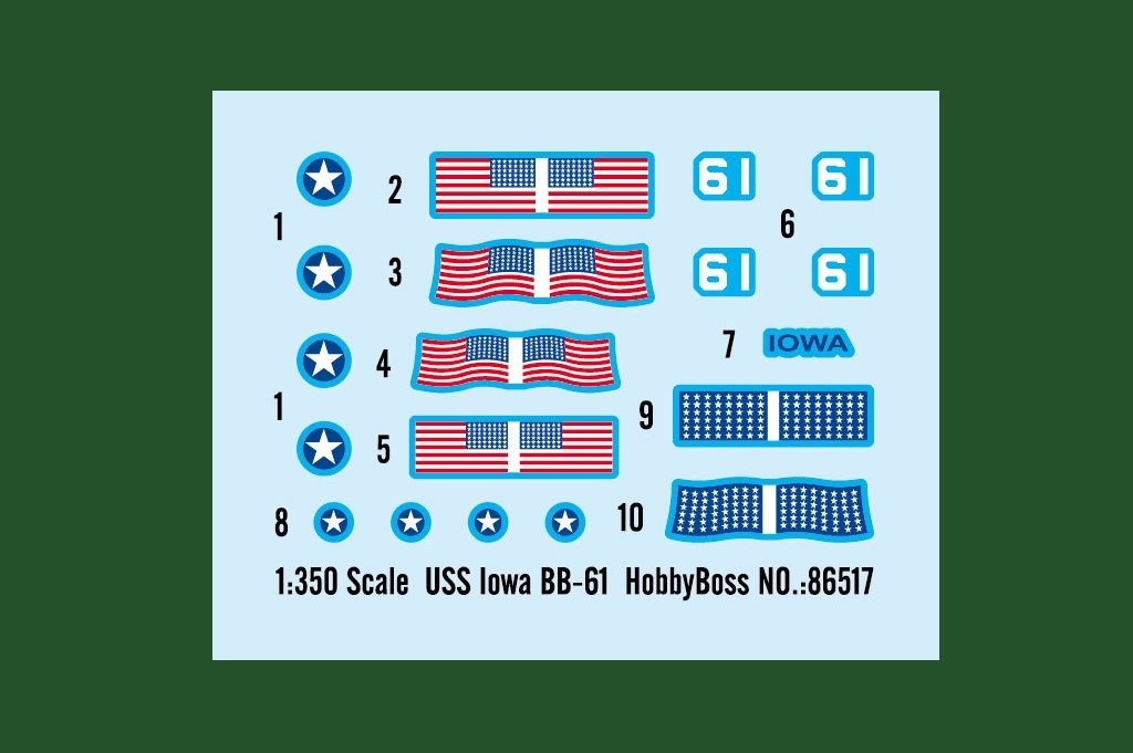 Hobby Boss 86517 USS Iowa BB-61 1/350 – zdjęcie 3