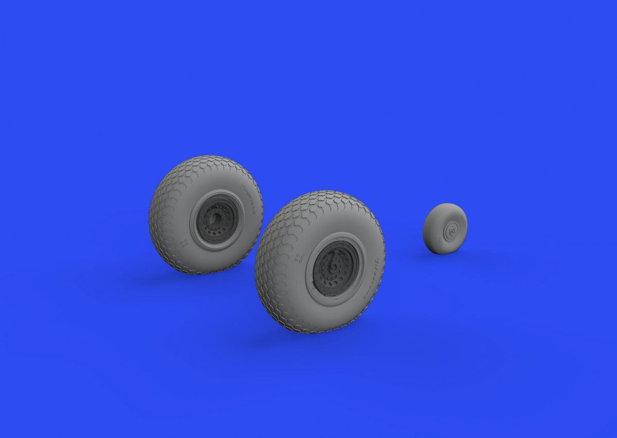 Eduard 648642 B-17 wheels cross tread HK Models 1/48 – zdjęcie 3