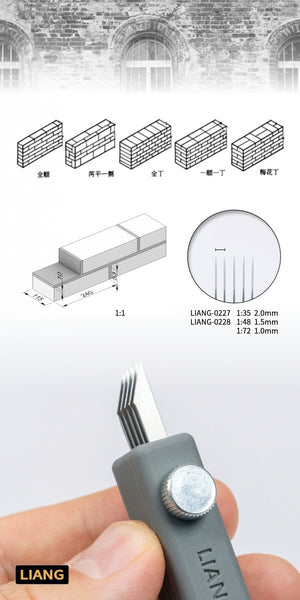Liang 0227 Model Brick Graver for Dioramas – zdjęcie 5
