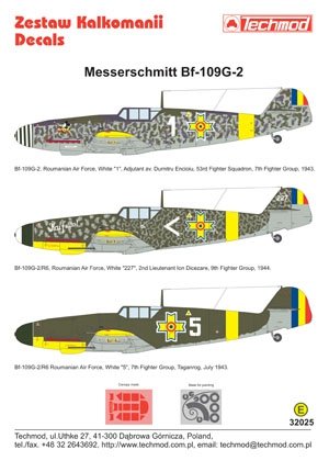 Techmod 32025 - Messerschmitt Bf 109G-2 1/32 – immagine 2