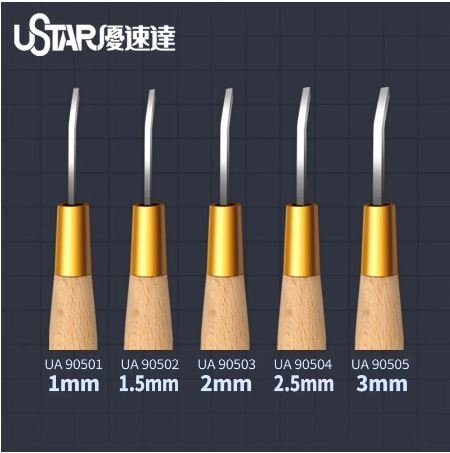 U-Star UA-90504 Flat Blade Knife 2.5 mm – image 2
