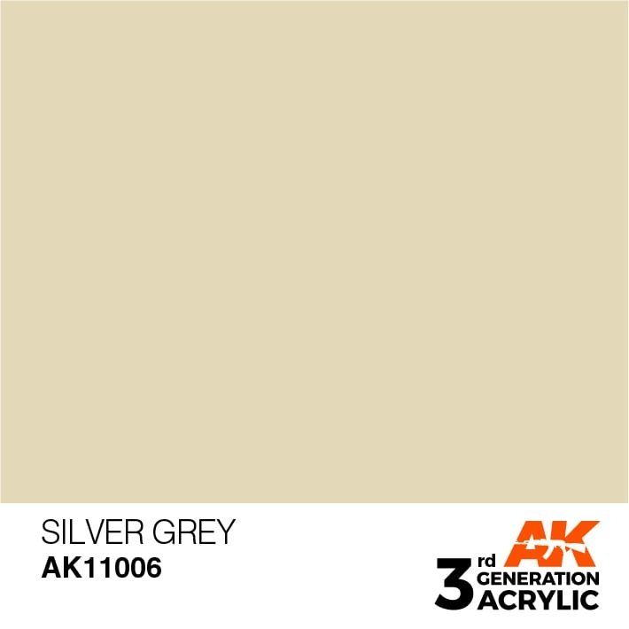 AK Interactive AK11006 Silver Gray 17ml