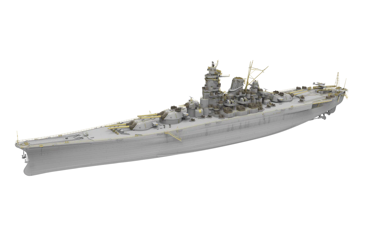 Very Fire BELBV350908DX IJN Kii Super Yamato Deluxe Kit - Limited Edition 1/350