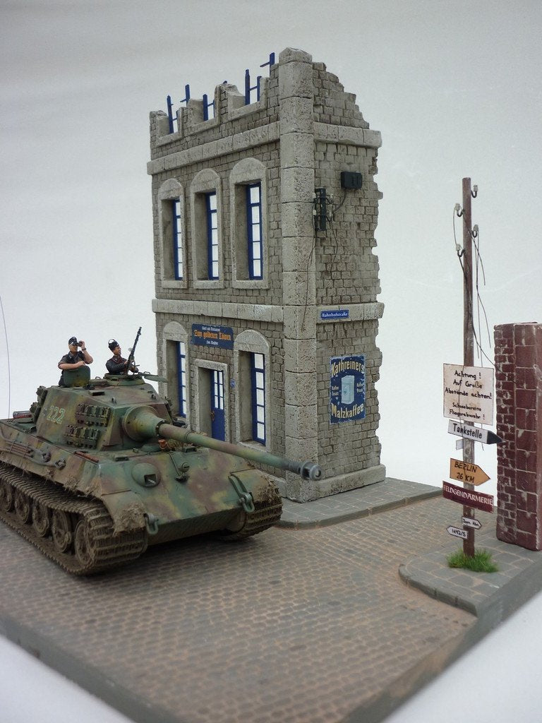 RT-Diorama 35197 Diorama-Base: &amp;quot;Street Corner&amp;quot; 1/35 – zdjęcie 7