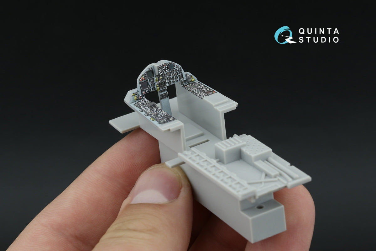 Quinta Studio QDS-48598 F-15C Late/F-15J Late 3D-Printed &amp;amp; coloured Interior on decal paper (Hasegawa) (Small version) 1/48 – zdjęcie 9