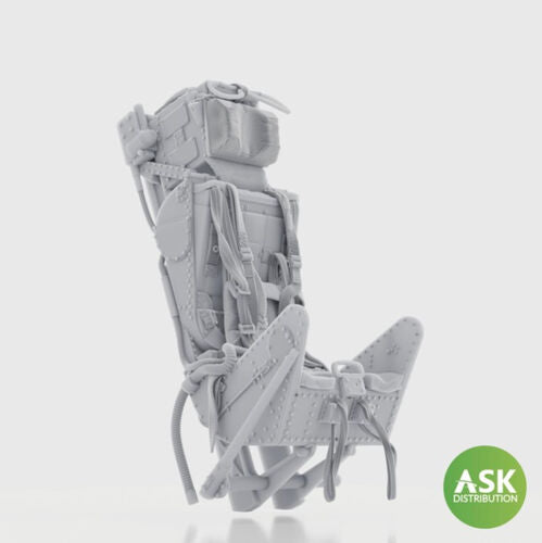 Art Scale Kit A32038 Ejection Seat - M.B Mk.2E with Seat Belts, with Survival Pack, rec. for Gloster Meteor, Revell 1/32