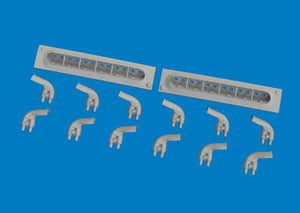 Eduard 6481061 P-40 exhaust stacks fishtail PRINT Eduard 1/48 – zdjęcie 3