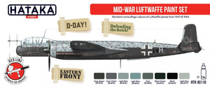 Hataka Hobby HTK-AS110 Mide-War Luftwaffe Paint Set 8x17 ml – zdjęcie 3