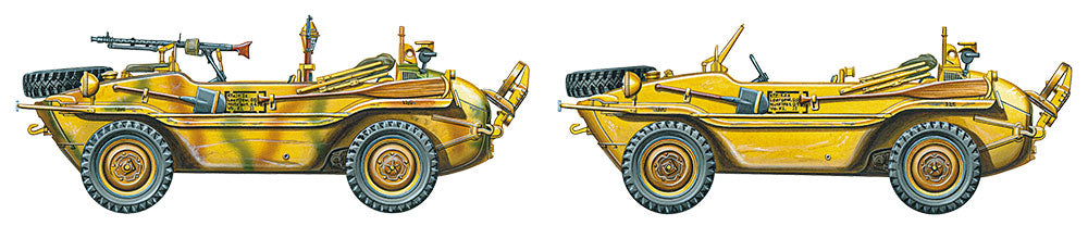 Tamiya 35393 German Schwimmwagen Type 166 Wide Wheel Version 1/35 – zdjęcie 5