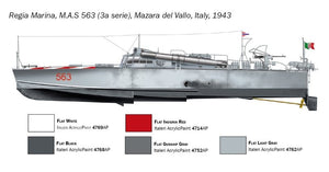 Italeri 5626 M.A.S. 563/568 with crew 1/35 – zdjęcie 3