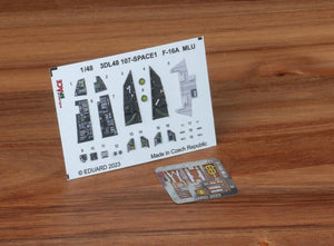 Eduard 3DL48107 F-16A MLU SPACE KINETIC MODEL 1/48