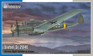 Special Hobby 48212 Siebel Si 204E &amp;#39;German Night Bomber &amp;amp; Trainer&amp;#39; 1/48