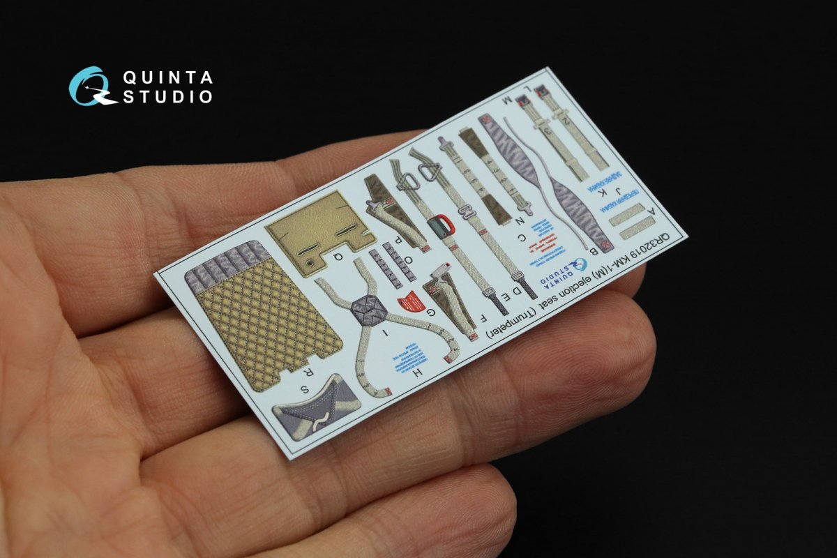 Quinta Studio QD32121 MiG-21UM 3D-Printed &amp;amp; colored Interior on decal paper (Trumpeter) 1/32 – image 14