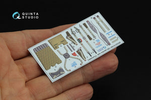 Quinta Studio QD32121 MiG-21UM 3D-Printed &amp;amp; colored Interior on decal paper (Trumpeter) 1/32 – image 14