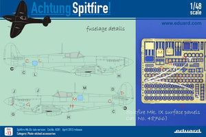 Eduard 48766 Spitfire Mk. IX surface panels 1/48 EDUARD – zdjęcie 4