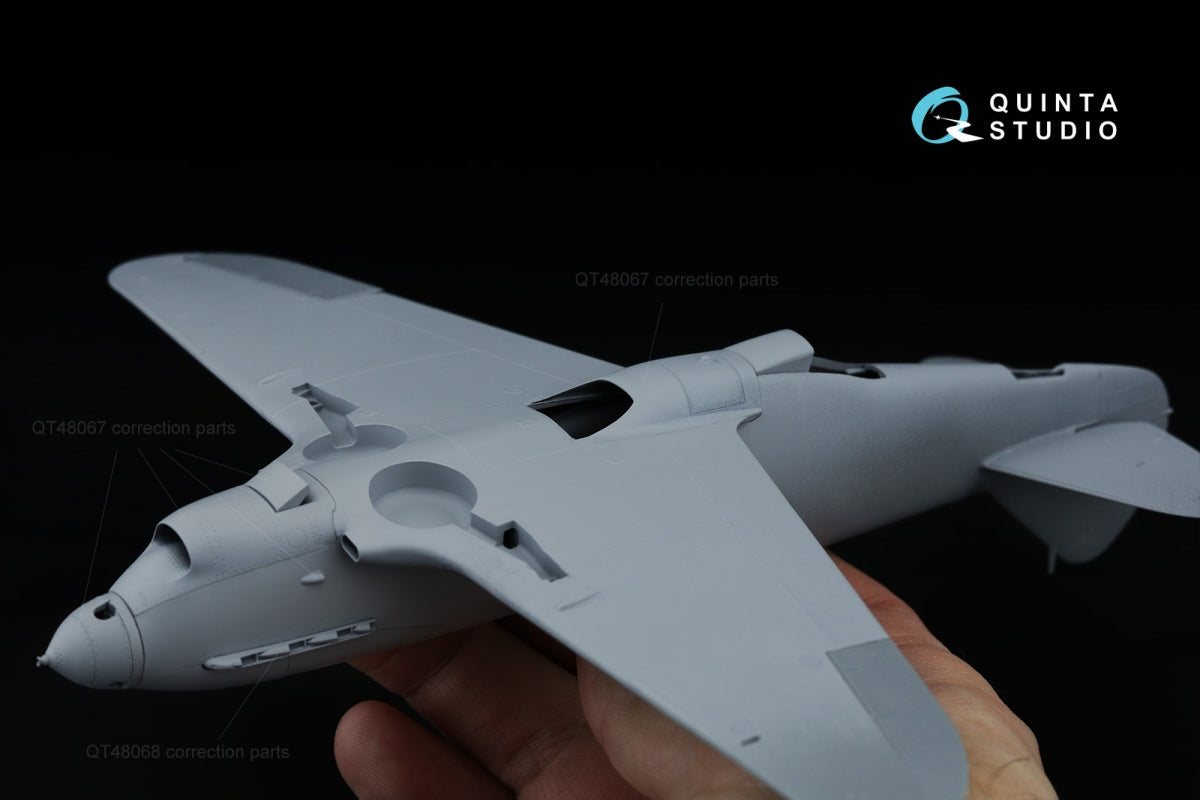 Quinta Studio QT48067 LaGG-3 series 66 Radiators cowls and spinner (Zvezda) 1/48 – imagen 7