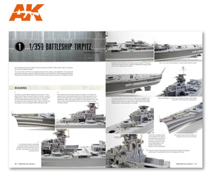 AK Interactive AK249 MODELLING FULL AHEAD 3: BISMARK &amp;amp; TIRPITZ (English) – zdjęcie 3