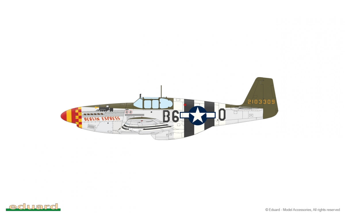 Eduard 11181 OVERLORD: D-DAY MUSTANGS / P-51B MUSTANG DUAL COMBO 1/48 – zdjęcie 7