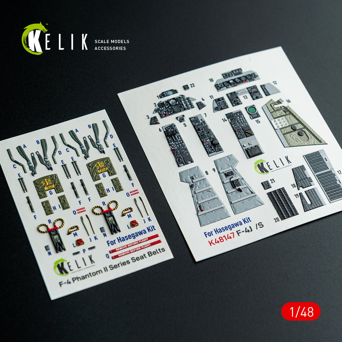 KELIK K48147 F-41/S - interior 30 decals for Hasegawa kit 1/48 – immagine 2